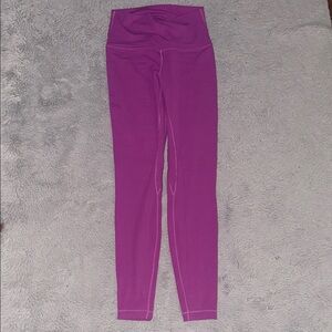 LULULEMON ALIGN LEGGING PANTS 28” women’s size 6! Barley warn!! smoke free home!